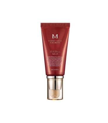 MISSHA M PERFECT COVER BB CREAM SPF42+/PA+++ Nº 21 ( LIGHT BEIGE ) 50ML