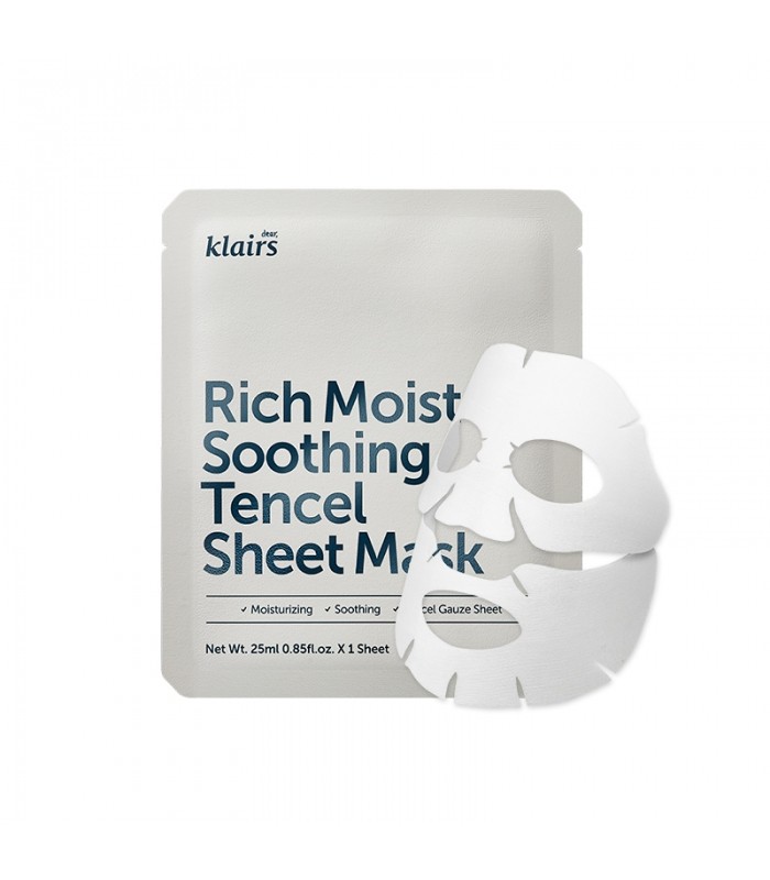 KLAIRS RICH MOIST SOOTHING TENCEL SHEET MASK