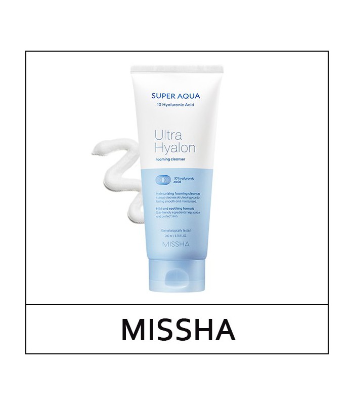 MISSHA SUPER AQUA ULTRA HYALURON CLEANSING FOAM 200ML