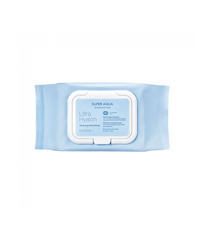 MISSHA SUPER AQUA ULTRA HYALURON CLEANSING OIL WIPES