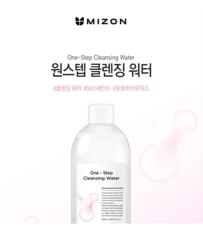 MIZON ONE STEP CLEANSING WATER 500ML
