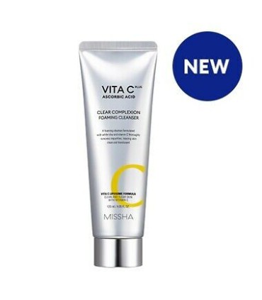 MISSHA VITA C PLUS CLEAR COMPLEXION FOAMING CLEANSER 120ml