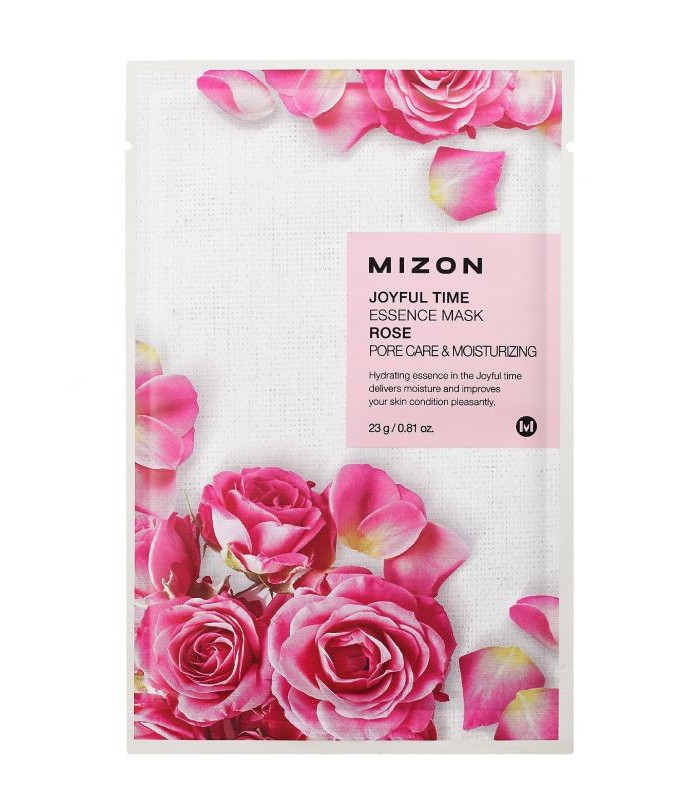 MIZON JOYFUL TIME ESSENCE MASK ROSE PORE CARE & MOISTURIZING 23g