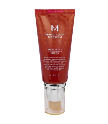 MISSHA M PERFECT COVER BB CREAM SPF42+/PA+++ Nº 27 ( HONEY BEIGE ) 50ML