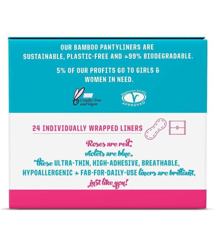 BAMBOO LINERS 24 WRAPPED ULTRA - THIN