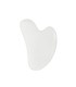 GUA SHA, PIEDRA DE MASAJE DE CUARZO BLANCO