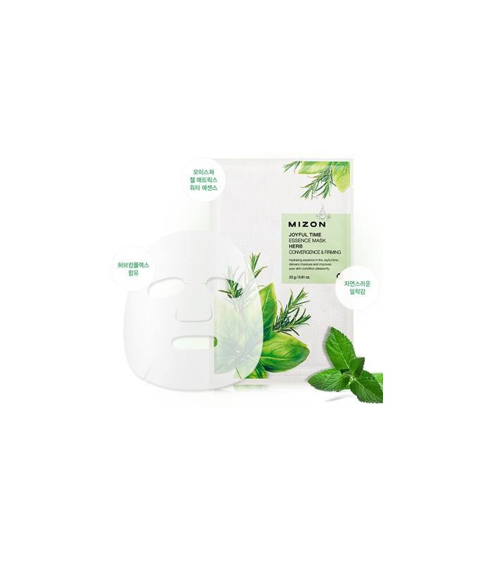 MIZON JOYFUL TIME ESSENCE MASK HERB CONVERGENCE Y FIRMING