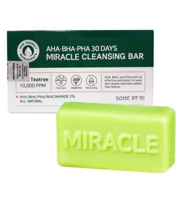 SOME BY ME AHA BHA PHA MIRACLE ACNE CLEANSING BAR