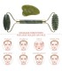 RODILLO DE JADE CON GUA SHA  Y MASAJEADOR ORBICULAR