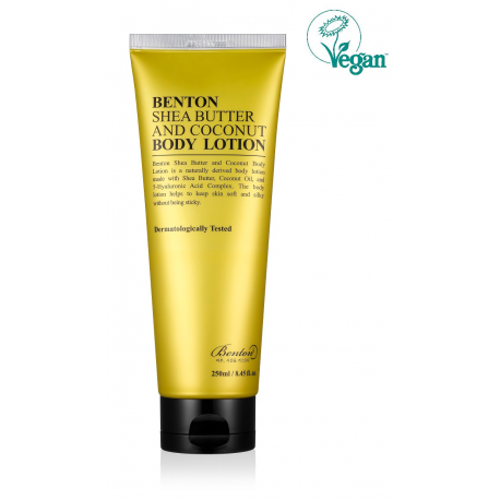 BENTON SHEA BUTTER AND COCONUT BODY LOTION 250 ML