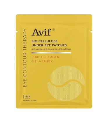 AVIF PARCHES PARA CONTORNO DE OJOS BIO CELLULOSE UNDER-EYE PATCHES