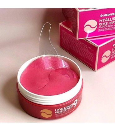 MEDIPEEL HYALURON ROSE PEPTIDE 9 AMPOULE EYE PATCH
