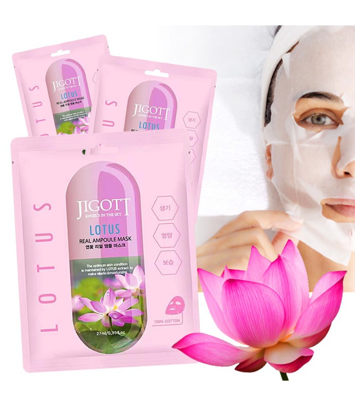 JIGOTT LOTUS REAL AMPOULE MASK