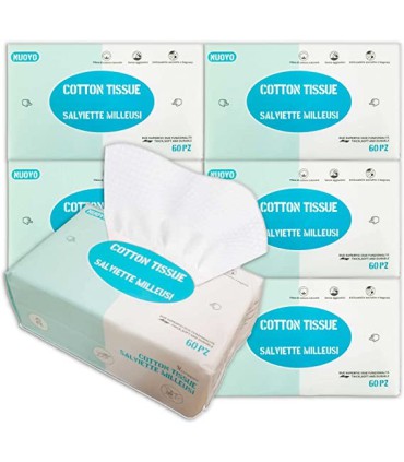 MUSELINAS DESECHABLES DE ALGODON PARA LIMPIAR EL ROSTRO