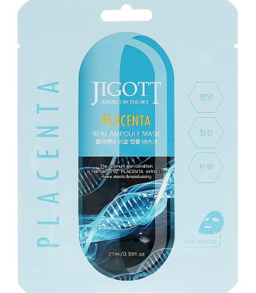 JIGOTT PLACENTA REAL AMPOULE MASK 27ML