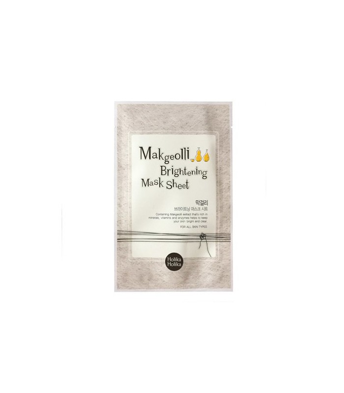 HOLIKA HOLIKA MAKGEOLLI BRIGHTENING MASK SHEET