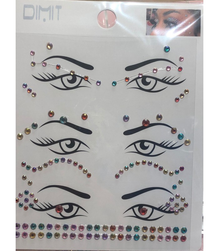 FACE JEWELS COLORES VARIADOS