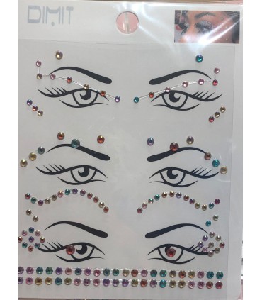 FACE JEWELS COLORES VARIADOS