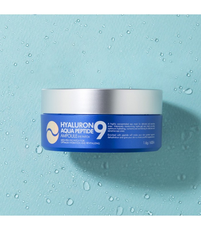 MEDIPEEL HYLURON AQUA PEPTIDE 9 AMPOULE EYE PATCH 60UDS