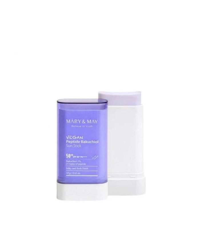 MÁRY & MAY VEGAN PEPTIDE BAKUCHIOL SUN STICK SPF50+ PA++++