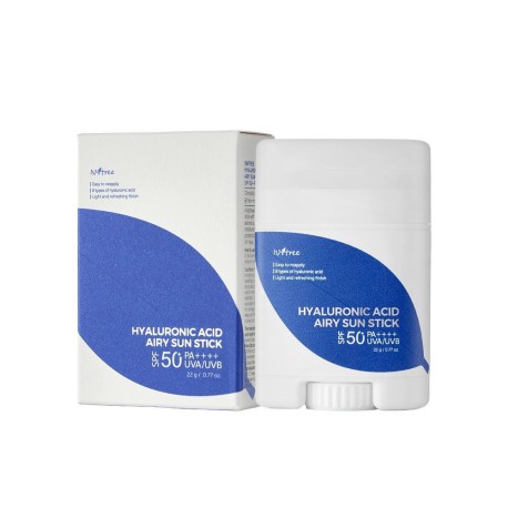 ISNTREE HYALURONIC ACID AIRY SUN STICK SPF50+ PA++++ UVA/UVB