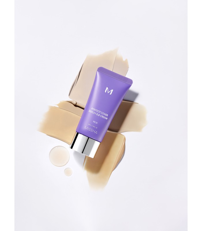 MISSHA M PERFECT COVER SERUM BB CREAM TONO 27 (HONEY BEIGE) SPF50+ PA++++ 20ML