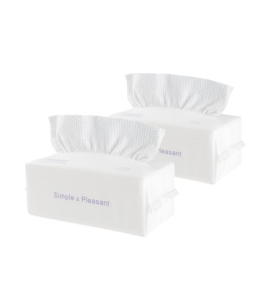 MUSELINAS DESECHABLES DE ALGODON PARA LIMPIAR EL ROSTRO