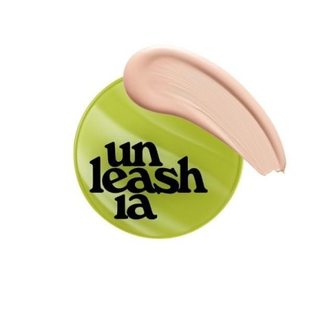 UNLEASHIA VEGAN HEALTHY GREEN CUSHION 18 SEASHELL