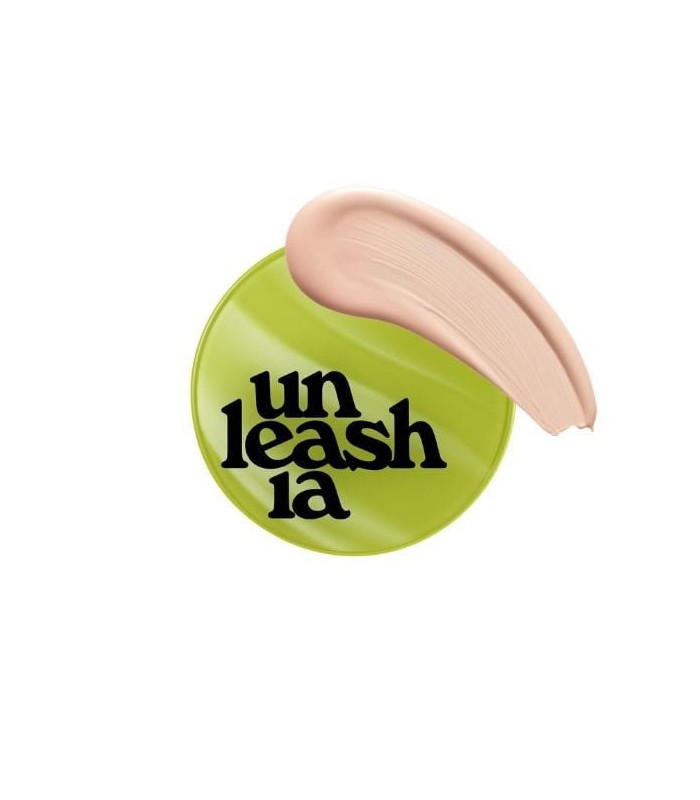 UNLEASHIA VEGAN HEALTHY GREEN CUSHION 18 SEASHELL