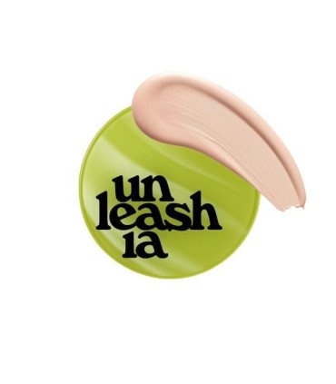 UNLEASHIA VEGAN HEALTHY GREEN CUSHION 18 SEASHELL