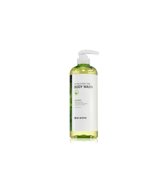 MIZON MY RELAXING TIME BODY WASH TEATREE 800ML