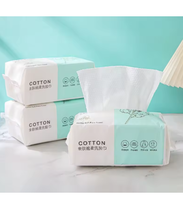 MUSELINAS DESECHABLES DE ALGODON PARA LIMPIAR EL ROSTRO PAQUETE DE 30 UDS