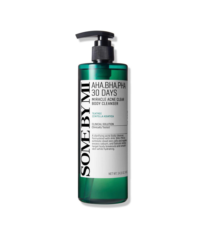 SOME BY MI AHA BHA PHA 30 DAYS MIRACLE ACNE CLEAR BODY CLEANSER 400G