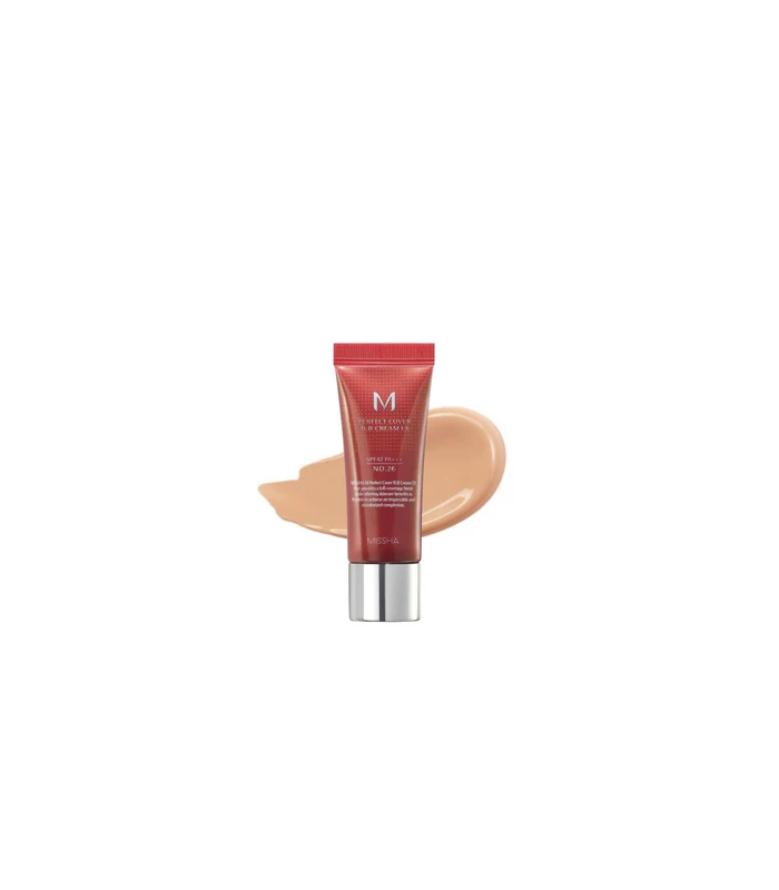 MISSHA M PERFECT COVER BB CREAM SPF42+/PA+++ N26 (NATURAL CARAMEL) 20ML