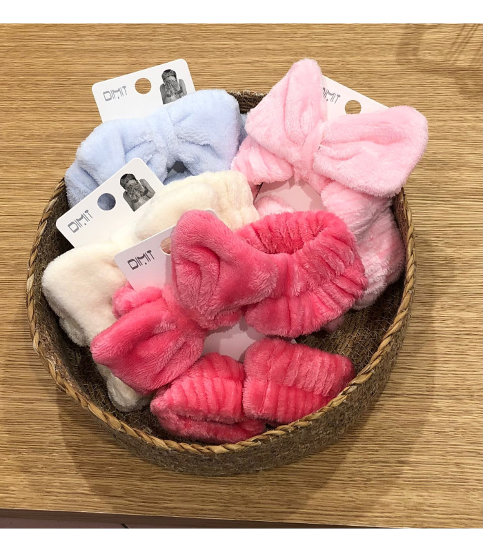 PACK DE CINTA PELO LAZO  Y MUÑEQUERA CON COLORES VARIADOS