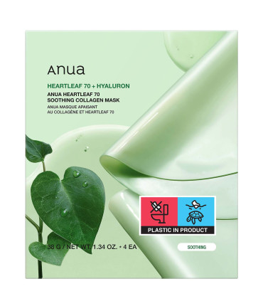 ANUA HEARTLEAF 70 SOOTHING COLLAGEN MASK 38G