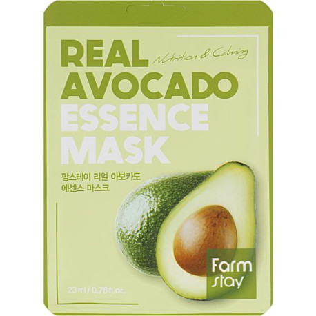 FARMSTAY REAL AVOCADO ESSENCE MASK 23ML