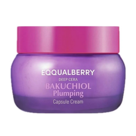 EQQUALBERRY BAKUCHIOL PLUMPING CAPSULE CREAM 50ML