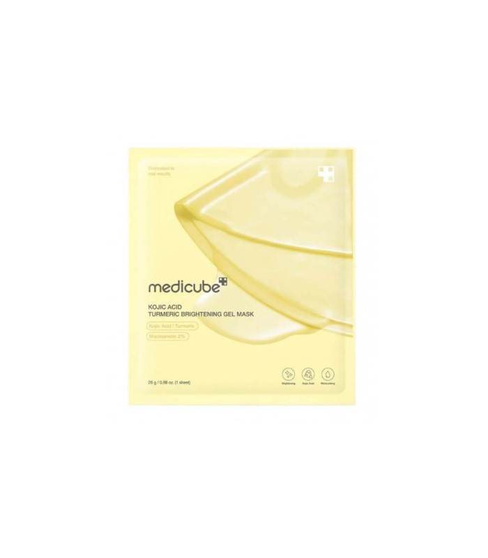 MEDICUBE KOJIC ACID TURMERIC BRIGHTENING GEL MASK 28G