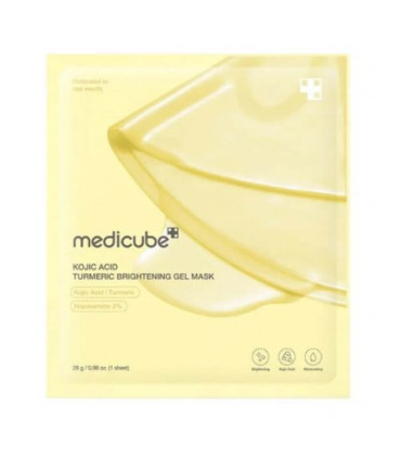 MEDICUBE KOJIC ACID TURMERIC BRIGHTENING GEL MASK 28G