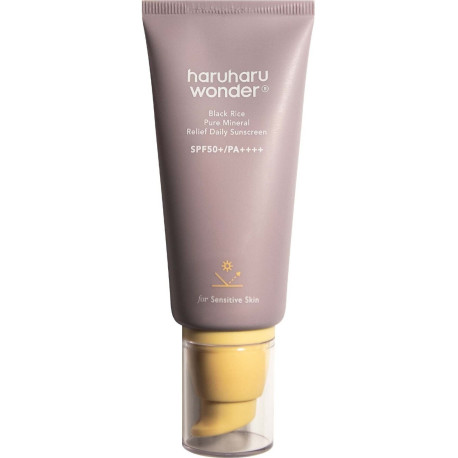 HARUHARU WONDER BLACK RICE PURE MINERAL RELIEF DAILY SUNSCREEN SPF50+ PA++++ 50ML