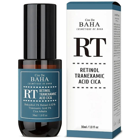 COS DE BAHA RETINOL 0.02% TRANEXAMIC ACID  3% CICA SERUM 30ML
