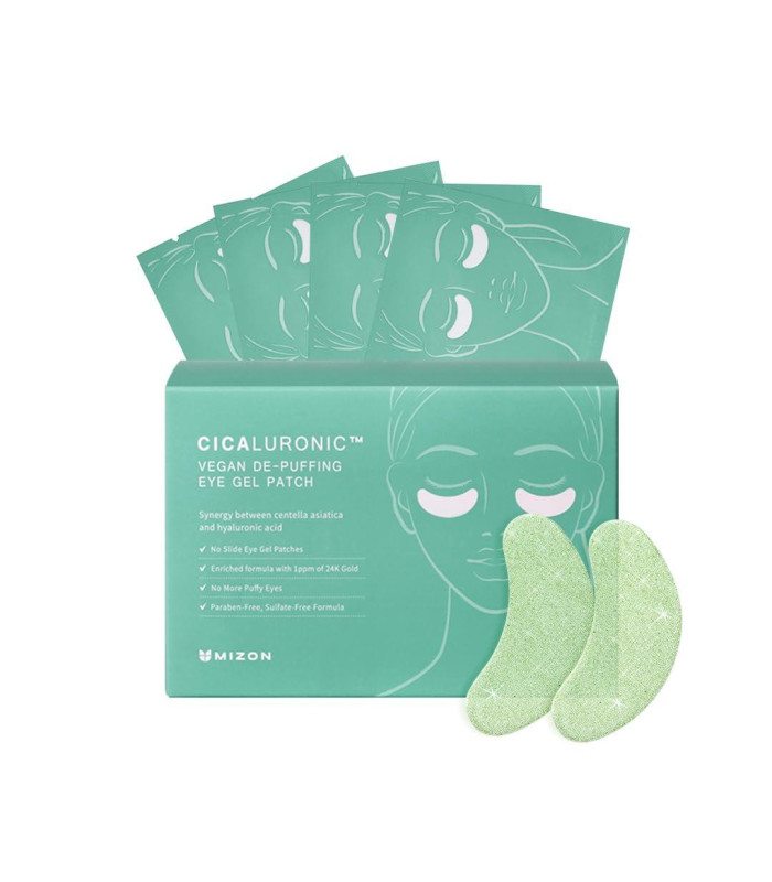 MIZON CICALURONIC VEGAN DE-PUFFING EYE GEL PATCHES 3.6G 21 PAIRS