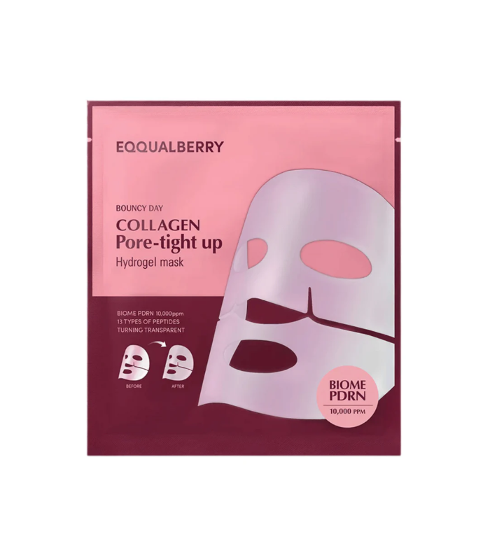 EQQUALBERRY COLLAGEN PORE-TIGHT UP HYDROGEL MASK