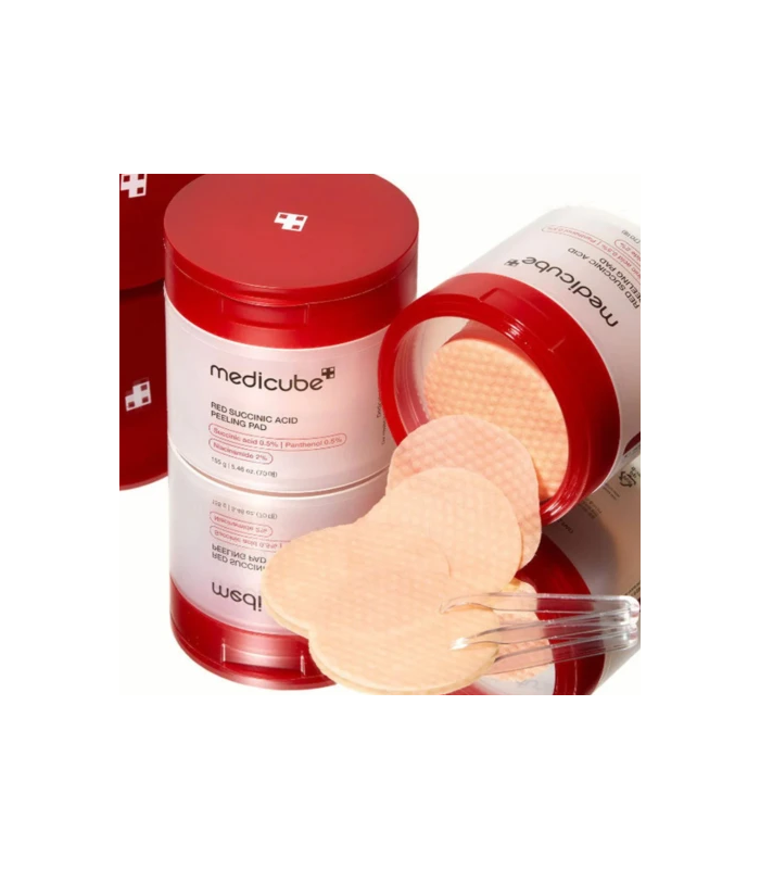 MEDICUBE RED SUCCINIC ACID PEELING PAD 70PCS