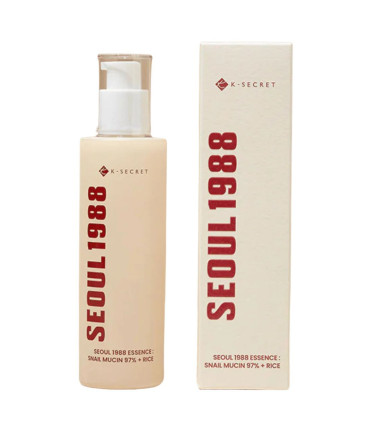 KSECRET SEOUL 1988 ESSENCE SNAIL MUCIN 97% + RICE 100ML