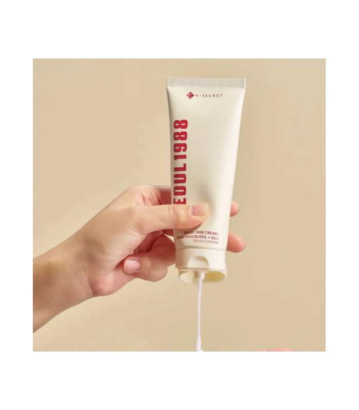 KSECRET SEOUL 1988 CREAM SNAIL MUCIN 93% + RICE 100ML