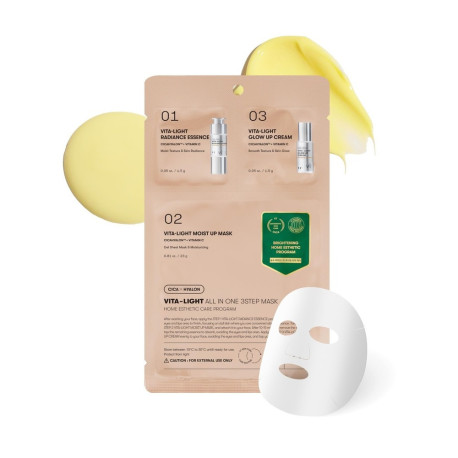 VT COSMETICS VITA LIGHT ALL IN ONE 3 STEP MASK