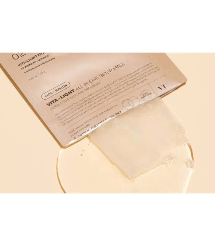 VT COSMETICS VITA LIGHT ALL IN ONE 3 STEP MASK