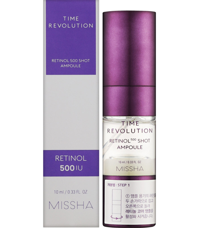 MISSHA TIME REVOLUTION RETINOL 500 SHOT AMPOULE 10ML